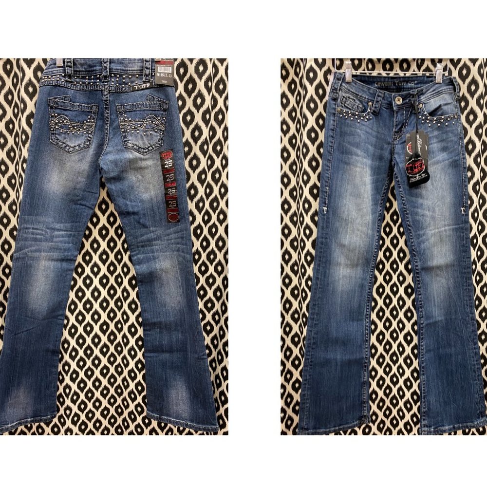 Extreme Studs Cowgirl Tuff Jeans